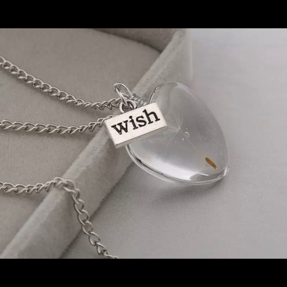WISH REAL DANDELION SEED NECKLACE